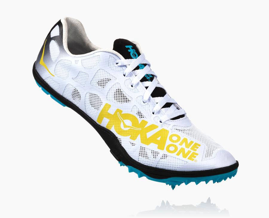 Spikes Atletismo Hoka One One Masculino Branco - Rocket X - 937-WNEPBF